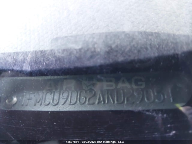2010 Ford Escape Xlt მანქანა იყიდება აუქციონზე, vin: 1FMCU9DG2AKD29054, აუქციონის ნომერი: 12597851