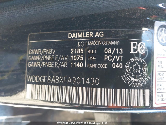 Продаж на аукціоні авто 2014 Mercedes-benz C 300 4matic, vin: WDDGF8ABXEA901430, номер лоту: 12597861
