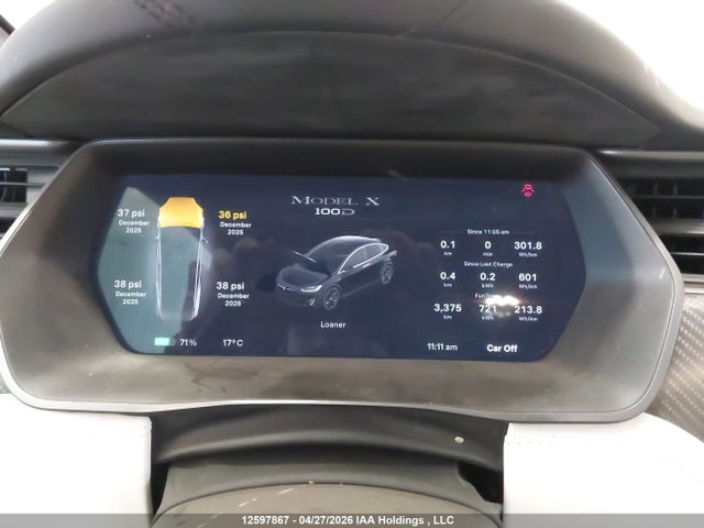 12597867 :رقم المزاد ، 5YJXCBE2XJF137140 vin ، 2018 Tesla Model X مزاد بيع