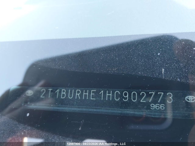 2T1BURHE1HC902773 Toyota Corolla L/le/xle/se/xse