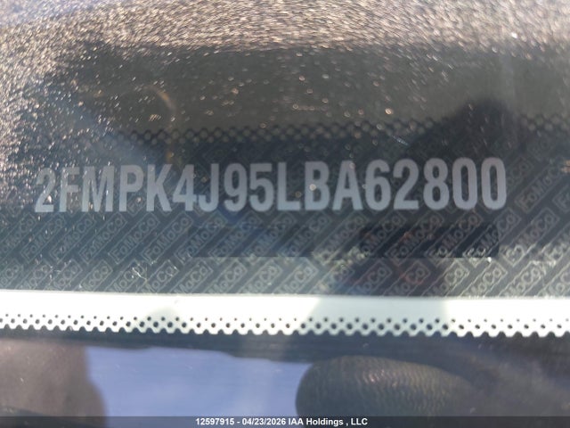 Продажа на аукционе авто 2020 Ford Edge Sel, vin: 2FMPK4J95LBA62800, номер лота: 12597915