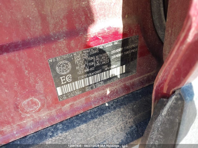 2T3R1RFV9LW128507 Toyota Rav4 Xle/xle Premium