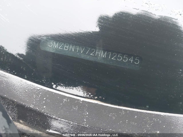 12597946 :رقم المزاد ، 3MZBN1V72HM125545 vin ، 2017 Mazda Mazda3 Gs مزاد بيع