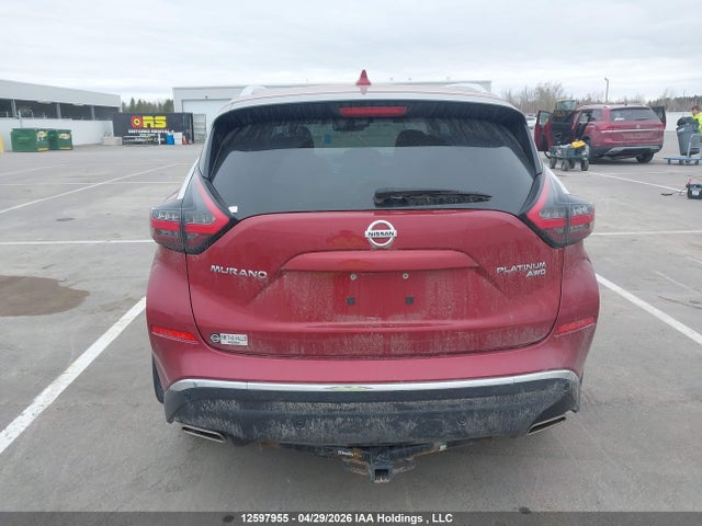 Продаж на аукціоні авто 2020 Nissan Murano Platinum, vin: 5N1AZ2DS0LN107487, номер лоту: 12597955