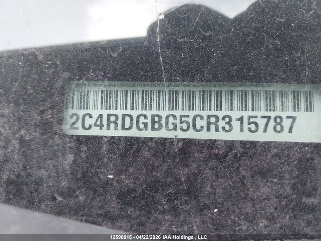 Aukcja sprzedaży 2012 Dodge Grand Caravan Se, vin: 2C4RDGBG5CR315787, numer aukcji: 12598015