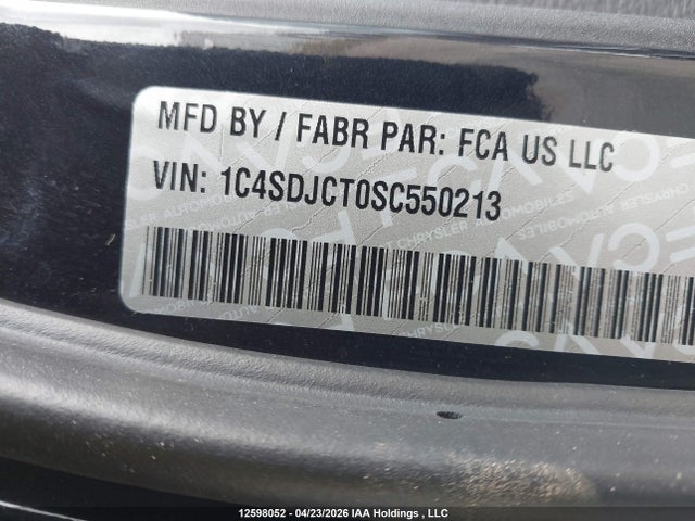 Продаж на аукціоні авто 2025 Dodge Durango R/t, vin: 1C4SDJCT0SC550213, номер лоту: 12598052