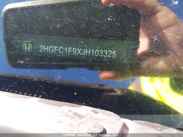 2HGFC1F9XJH103325 Honda Civic