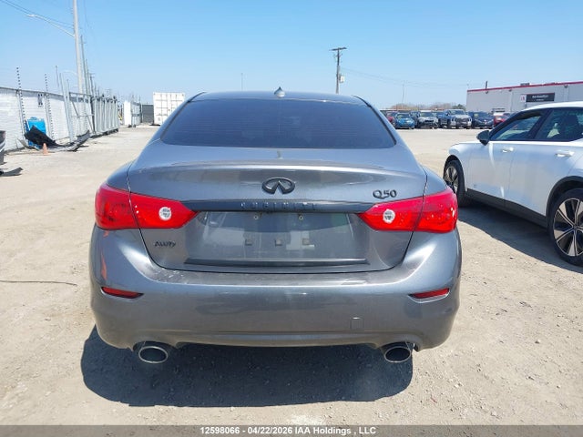 2017 Infiniti Q50 3.0t მანქანა იყიდება აუქციონზე, vin: JN1EV7AR3HM830444, აუქციონის ნომერი: 12598066