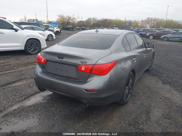 2017 Infiniti Q50 3.0t მანქანა იყიდება აუქციონზე, vin: JN1EV7AR3HM830444, აუქციონის ნომერი: 12598066