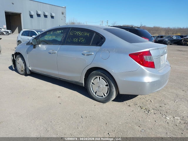 Aukcja sprzedaży 2012 Honda Civic, vin: 2HGFB2F43CH106731, numer aukcji: 12598074