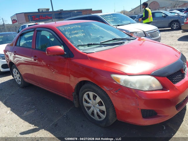 12598078 :رقم المزاد ، 2T1BU4EE6AC411421 vin ، 2010 Toyota Corolla Ce مزاد بيع