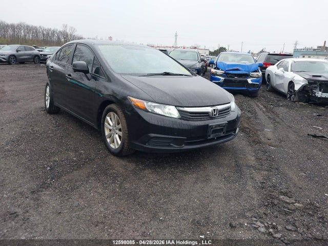 12598085 :رقم المزاد ، 2HGFB2F51CH030550 vin ، 2012 Honda Civic Ex مزاد بيع