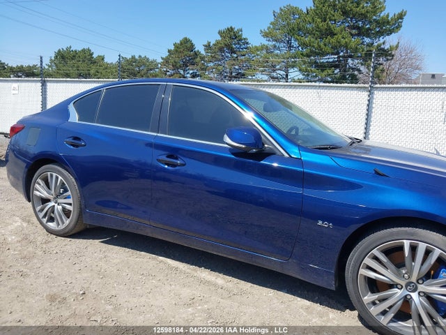 2018 Infiniti Q50 მანქანა იყიდება აუქციონზე, vin: JN1EV7AR0JM611897, აუქციონის ნომერი: 12598184