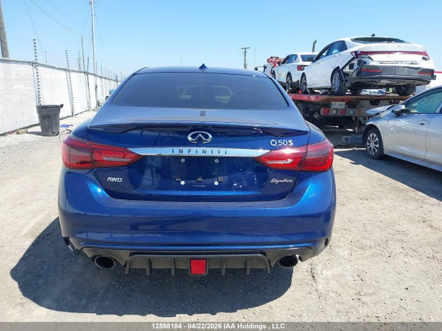 2018 Infiniti Q50 მანქანა იყიდება აუქციონზე, vin: JN1EV7AR0JM611897, აუქციონის ნომერი: 12598184