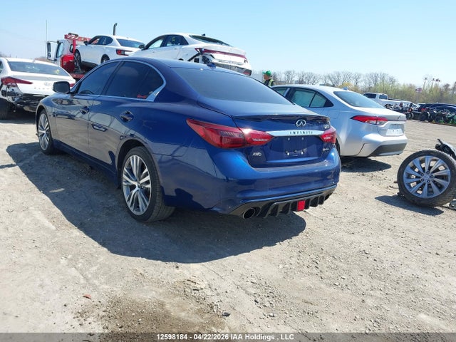 2018 Infiniti Q50 მანქანა იყიდება აუქციონზე, vin: JN1EV7AR0JM611897, აუქციონის ნომერი: 12598184