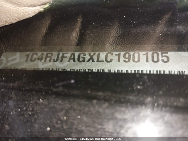 Aukcja sprzedaży 2020 Jeep Grand Cherokee Laredo, vin: 1C4RJFAGXLC190105, numer aukcji: 12598246