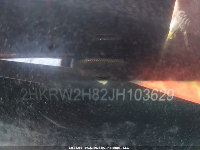 2HKRW2H82JH103629 Honda Cr-v Ex-l