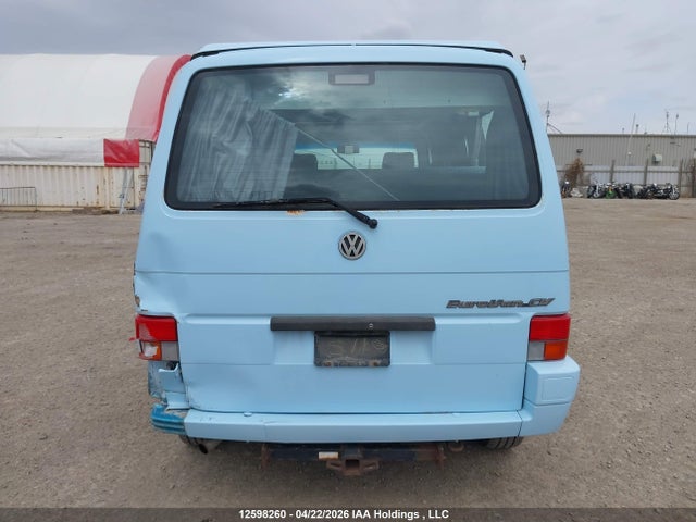 1992 Volkswagen Eurovan Cv Camper მანქანა იყიდება აუქციონზე, vin: WV2PC0709NH001752, აუქციონის ნომერი: 12598260