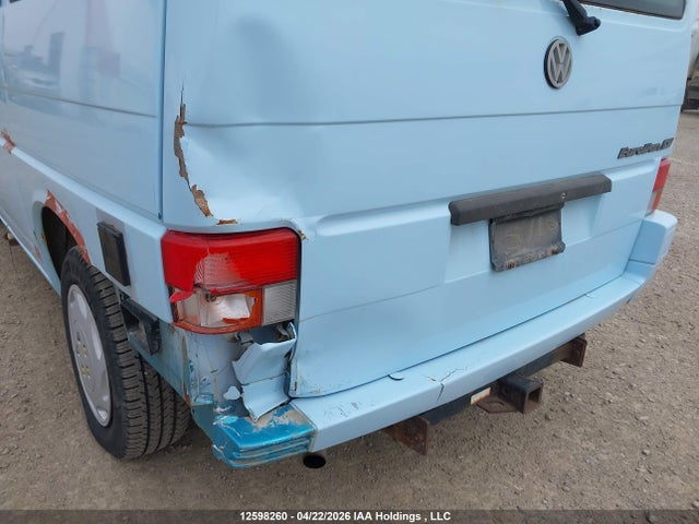 1992 Volkswagen Eurovan Cv Camper მანქანა იყიდება აუქციონზე, vin: WV2PC0709NH001752, აუქციონის ნომერი: 12598260
