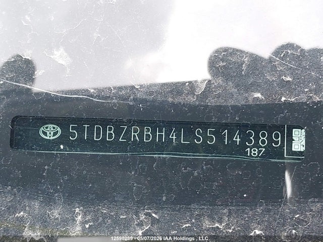 5TDBZRBH4LS514389 Toyota Highlander Le