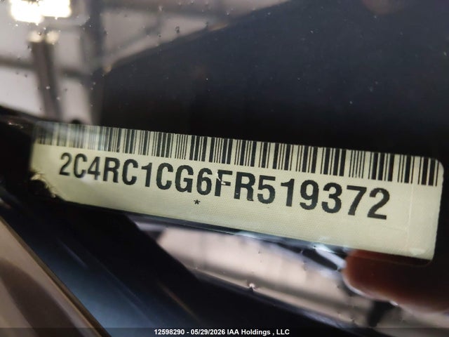 12598290 :رقم المزاد ، 2C4RC1CG6FR519372 vin ، 2015 Chrysler Town & Country Touring L مزاد بيع