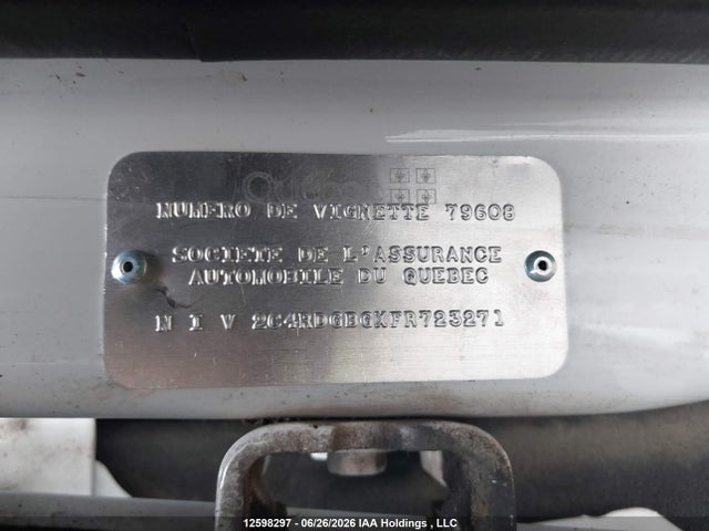 2C4RDGBGXFR723271 Dodge Grand Caravan Se/sxt