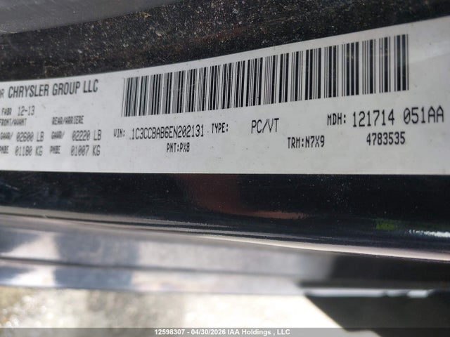 Продажа на аукционе авто 2014 Chrysler 200 Lx, vin: 1C3CCBAB6EN202131, номер лота: 12598307