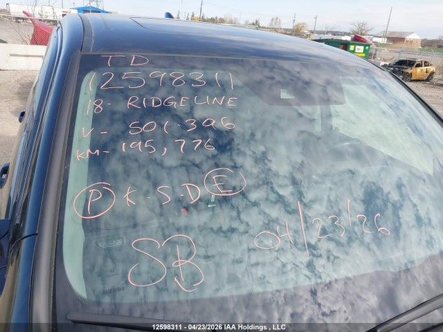 Продаж на аукціоні авто 2018 Honda Ridgeline Sport, vin: 5FPYK3F10JB501396, номер лоту: 12598311