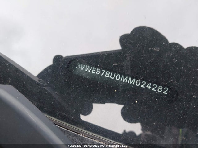 Aukcja sprzedaży 2021 Volkswagen Jetta Highline, vin: 3VWE57BU0MM024282, numer aukcji: 12598333