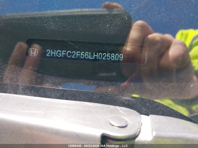 Продаж на аукціоні авто 2020 Honda Civic Lx, vin: 2HGFC2F56LH025809, номер лоту: 12598340