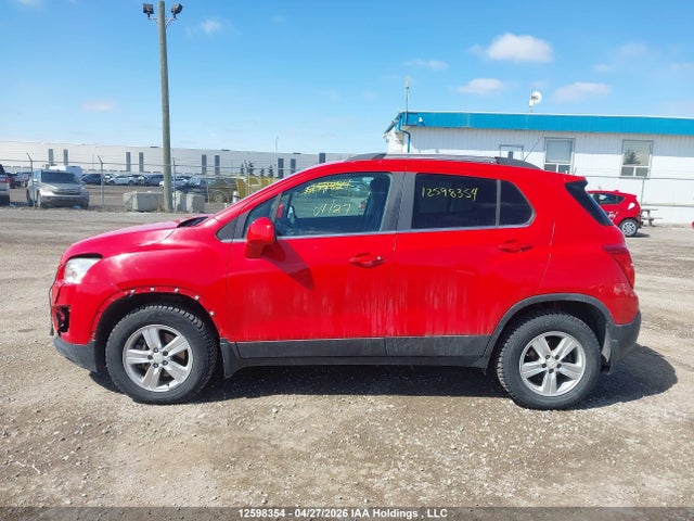 12598354 :رقم المزاد ، 3GNCJSSB5FL111280 vin ، 2015 Chevrolet Trax 2lt مزاد بيع