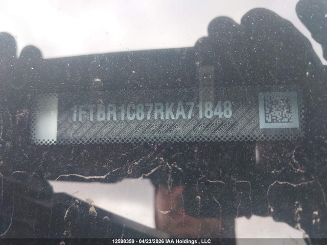 2024 Ford Transit T-250 მანქანა იყიდება აუქციონზე, vin: 1FTBR1C87RKA71848, აუქციონის ნომერი: 12598359