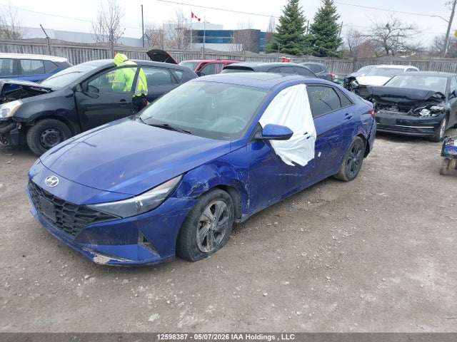 2022 Hyundai Elantra Preferred Ivt With Sun And Tech Package მანქანა იყიდება აუქციონზე, vin: KMHLM4AG6NU308905, აუქციონის ნომერი: 12598387