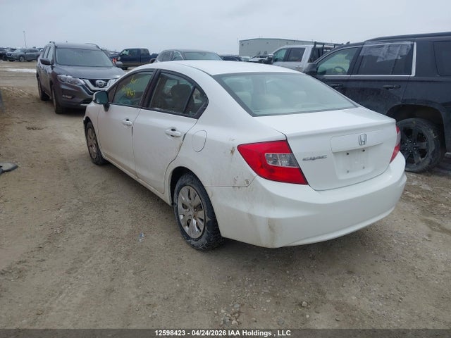 Aukcja sprzedaży 2012 Honda Civic Lx, vin: 2HGFB2F46CH059503, numer aukcji: 12598423