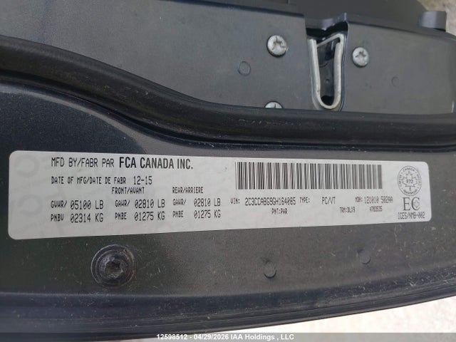 2C3CCABG9GH164085 Chrysler 300 S