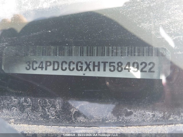 Продаж на аукціоні авто 2017 Dodge Journey Sxt/limited, vin: 3C4PDCCGXHT584922, номер лоту: 12598528