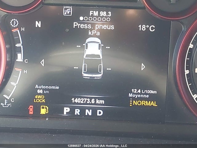 12598537 :رقم المزاد ، 1C6RR7YTXJS177902 vin ، 2018 Ram 1500 Rebel مزاد بيع