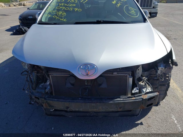 2013 Toyota Venza Base V6 მანქანა იყიდება აუქციონზე, vin: 4T3BK3BB5DU090590, აუქციონის ნომერი: 12598577