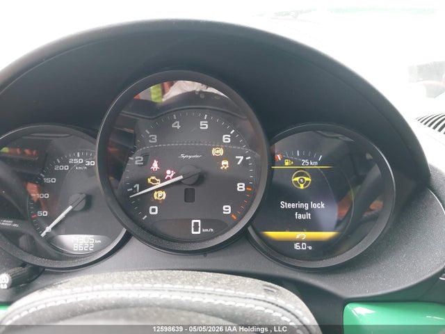 WP0CC2A82NS235533 Porsche 718 Spyder