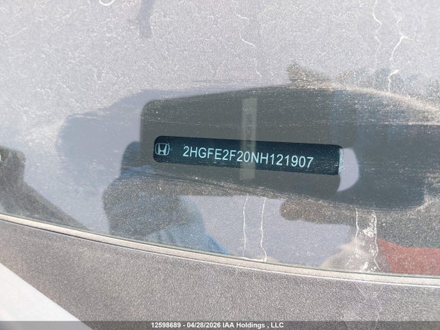Honda Civic Lx 2022 2HGFE2F20NH121907 Image 19