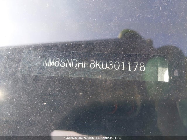 KM8SNDHF8KU301178 Hyundai Santa Fe Xl Se