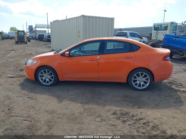 12598756 :رقم المزاد ، 1C3CDFBA7DD171762 vin ، 2013 Dodge Dart Sxt/rallye مزاد بيع
