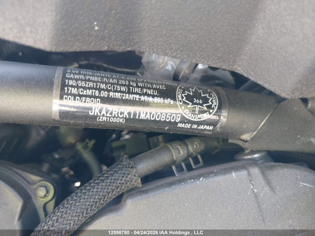 JKAZRCK11MA008509 Kawasaki Zr1000 K