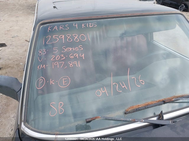 12598801 :رقم المزاد ، WBADK7309E9203694 vin ، 1983 Bmw 5 Series مزاد بيع
