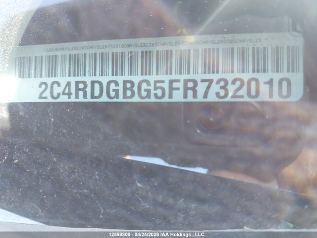 Продажа на аукционе авто 2015 Dodge Grand Caravan Se/sxt, vin: 2C4RDGBG5FR732010, номер лота: 12598809