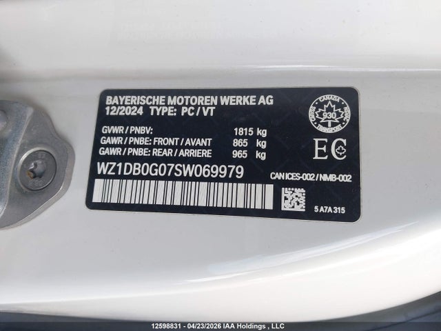 WZ1DB0G07SW069979 Toyota Supra Premium