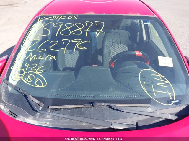 3N1CK3CP0HL262796 Nissan Micra S/sr/sv