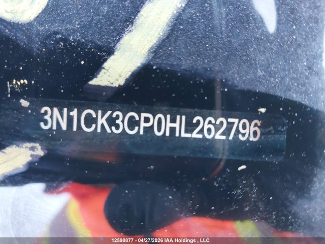 3N1CK3CP0HL262796 Nissan Micra S/sr/sv