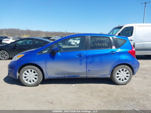 12598885 :رقم المزاد ، 3N1CE2CP6GL374972 vin ، 2016 Nissan Versa Note S/s Plus/sv/sl/sr مزاد بيع