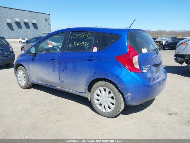 12598885 :رقم المزاد ، 3N1CE2CP6GL374972 vin ، 2016 Nissan Versa Note S/s Plus/sv/sl/sr مزاد بيع